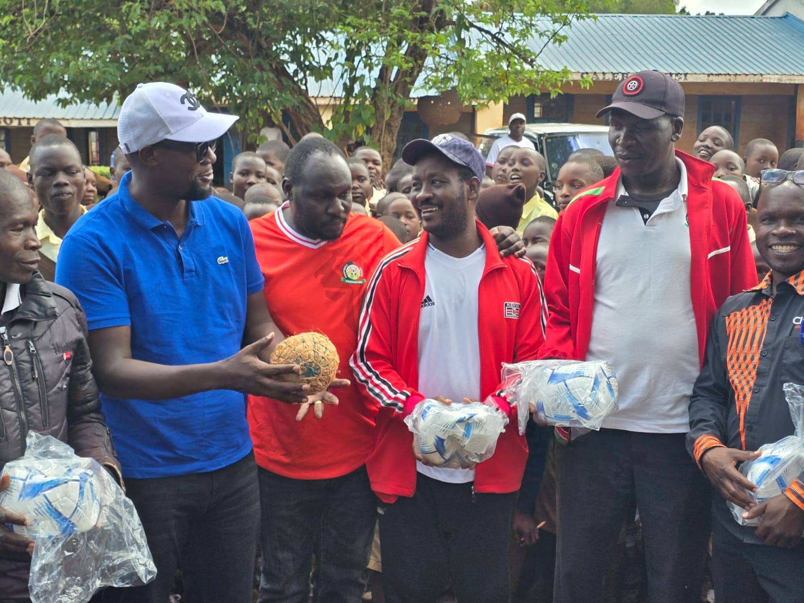 FKF Trans-Nzoia hands out footballs to over 12 Saboti Schools
