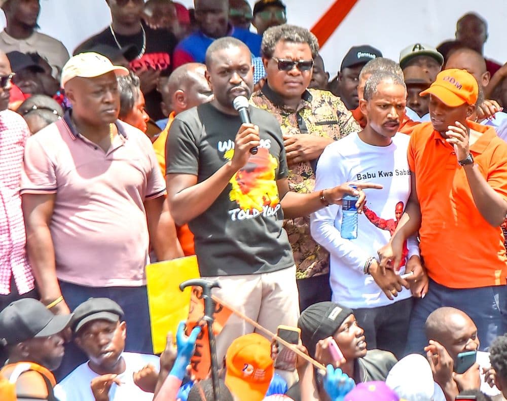 Sifuna admits he scored 16 percent in Chemistry, says Sciences were his weakest subjects