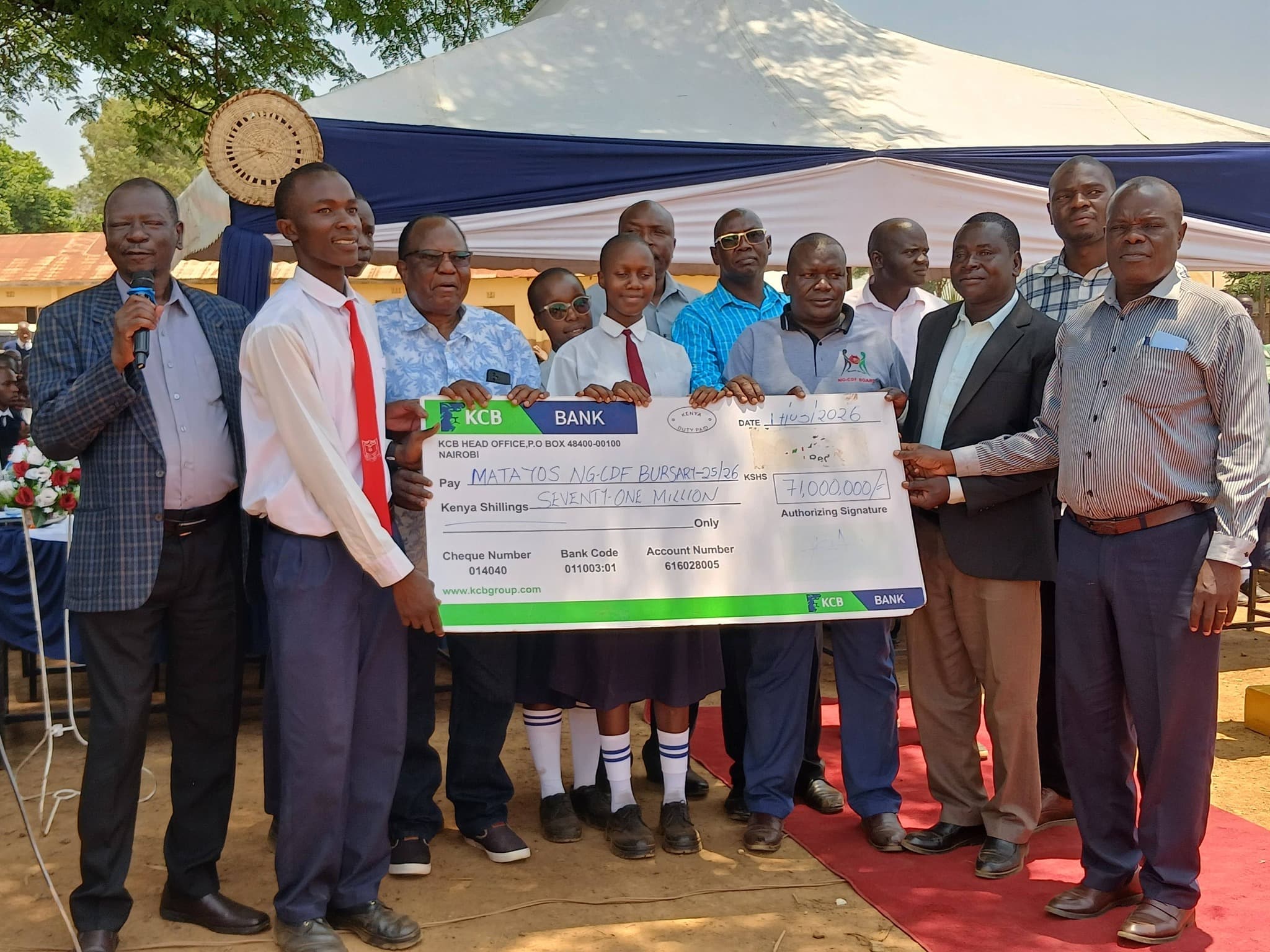 MP champions technical education, disburses Ksh71 million NG-CDF bursary