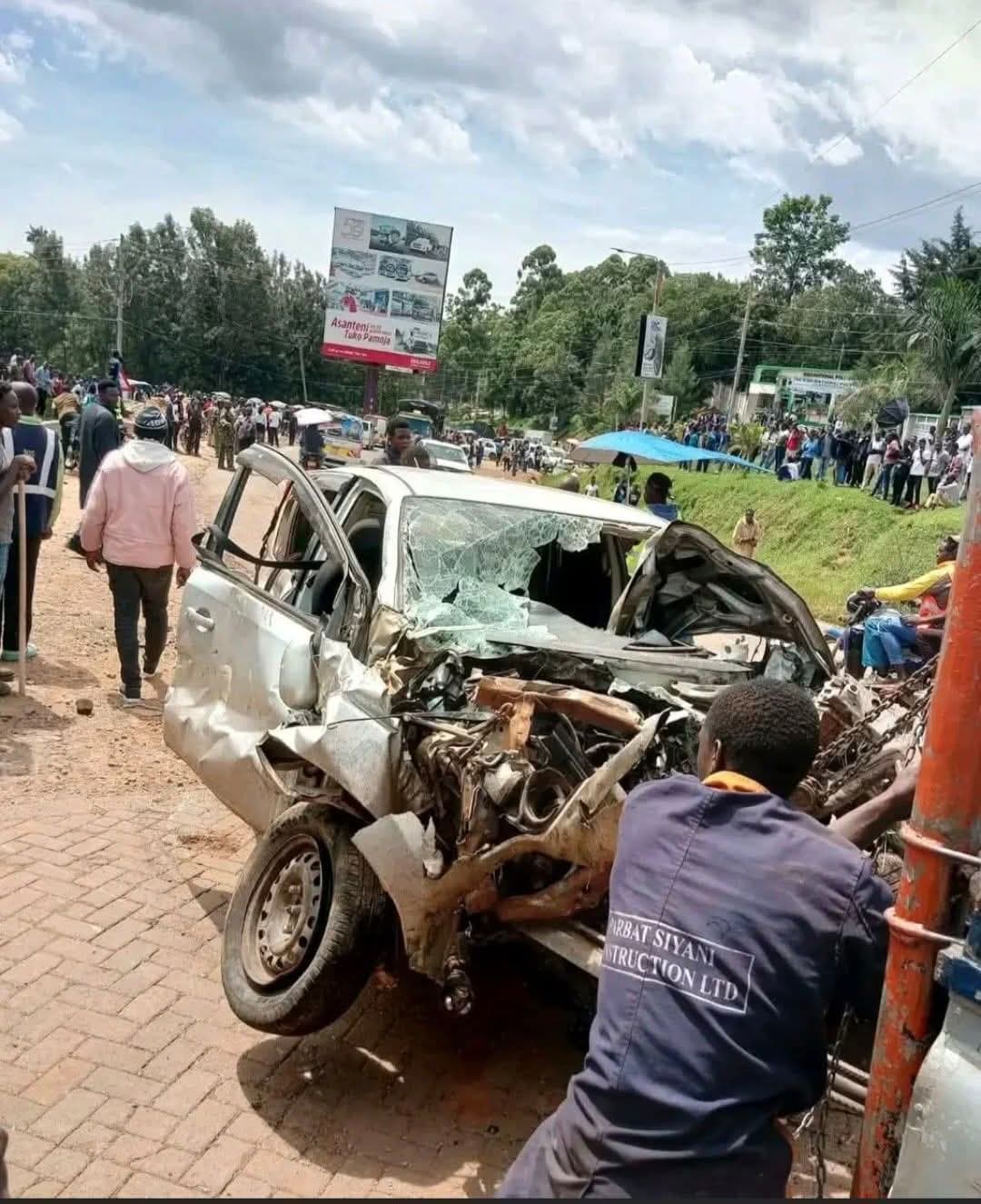 Two Deputy Principals critically injured after grisly road crash near Kisii National Poly