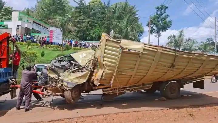 Two Deputy Principals critically injured after grisly road crash near Kisii National Poly image 1