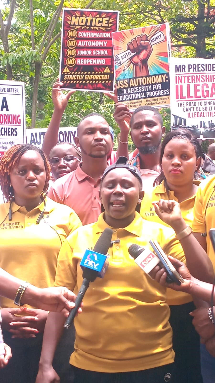 Meru teachers threaten to strike next term unless interns are confirmed