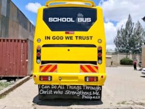 Joy as Hilltop Sherri Academy in Kakamega unveils new bus image 1