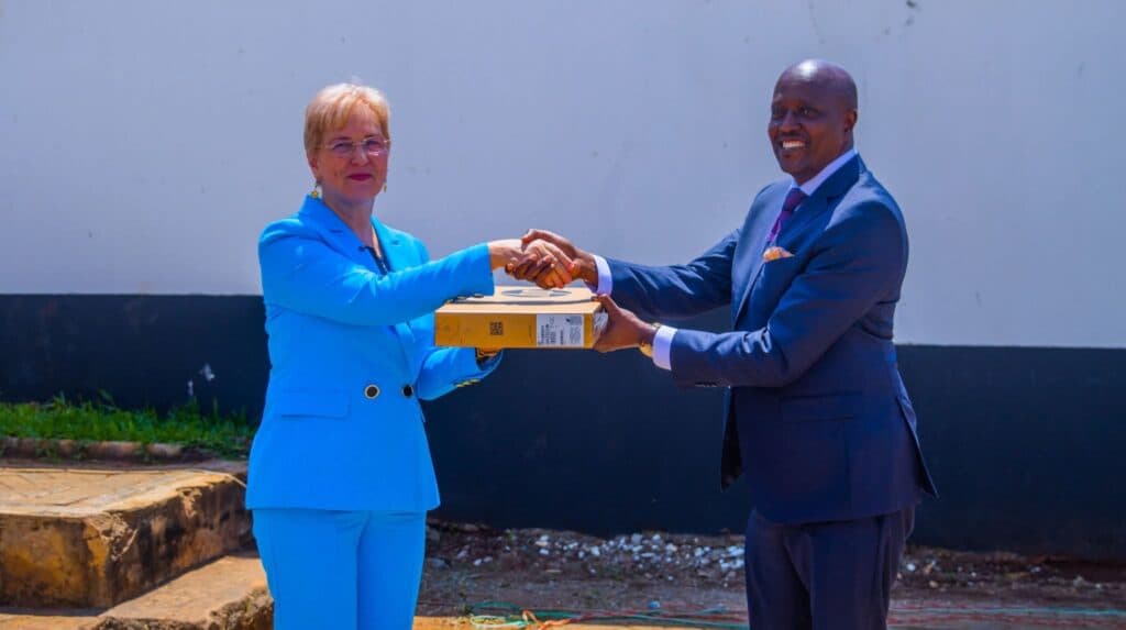 Kiambu youth gain digital boost as Romanian Ambassador donates computers to Ndumberi Hub image 1