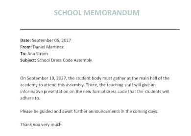 Why school memos to staff are often ignored
