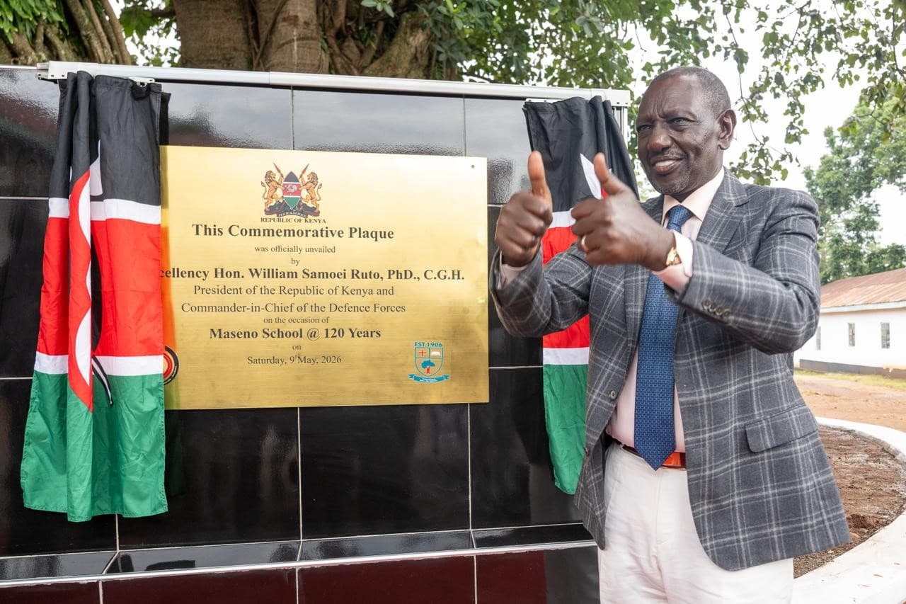 Ruto unveils major infrastructure upgrade for Maseno School at 120th anniversary
