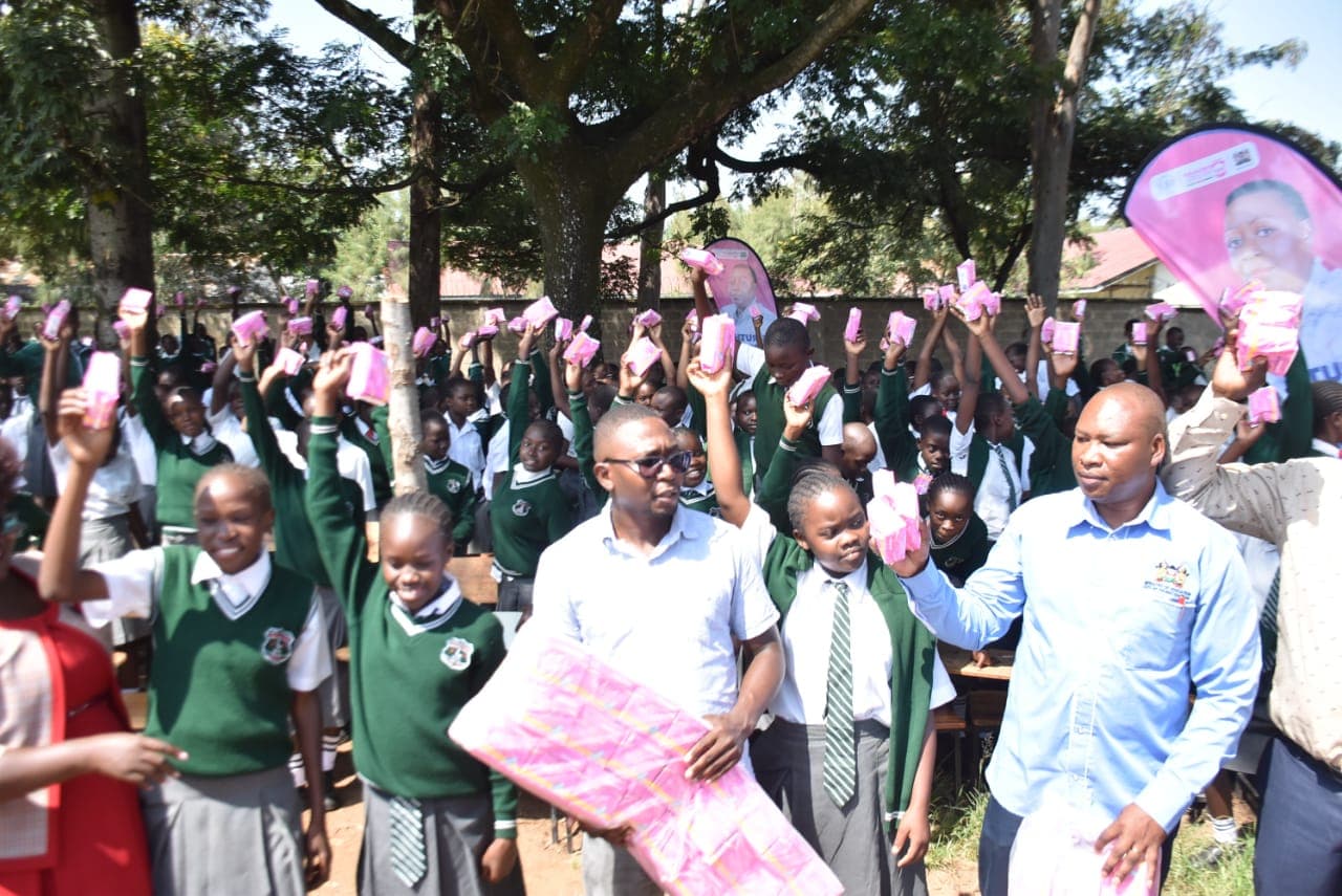 Ruth Odinga launches sanitary pad distribution programme in Kisumu schools