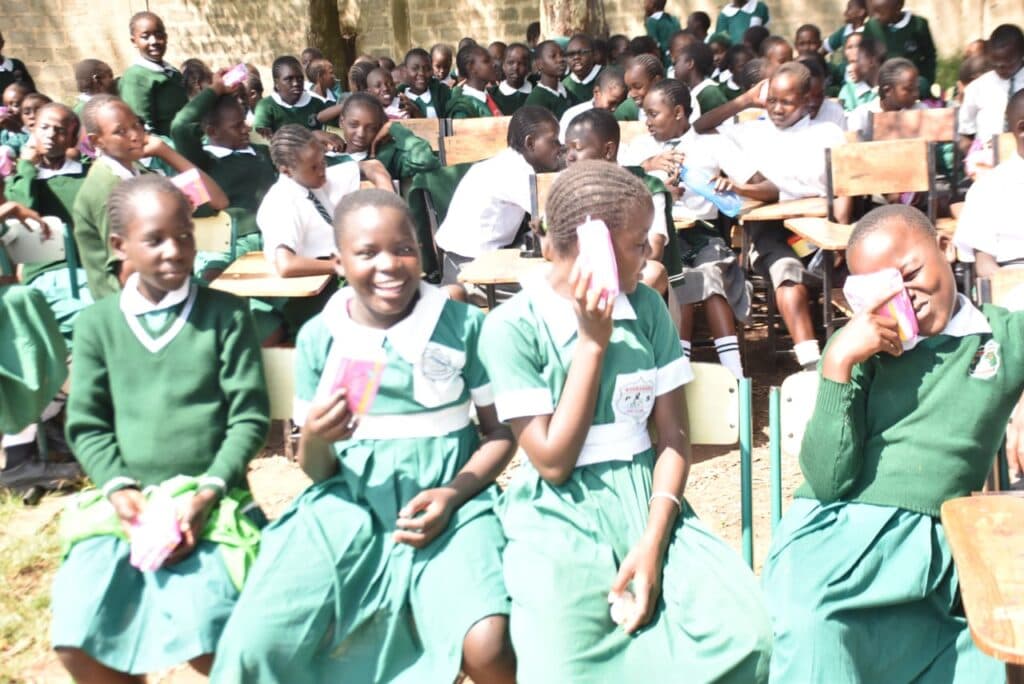 Ruth Odinga launches sanitary pad distribution programme in Kisumu schools image 1
