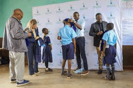 Learners from vulnerable families receive uniforms and shoes in Kisumu