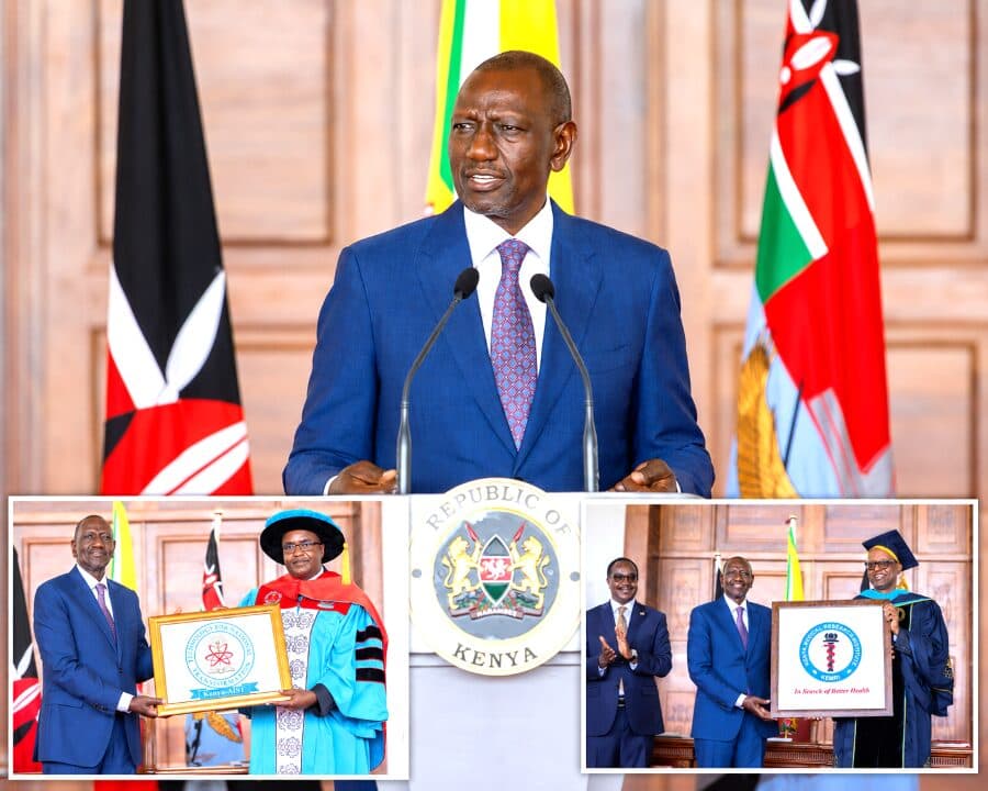 President Ruto awards charters to Kenya-AIST and KEMRI, elevating them to degree-awarding institutions