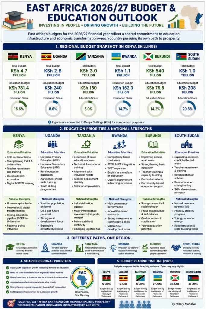 How East African countries funded education in their 2026/27 budgets image 1