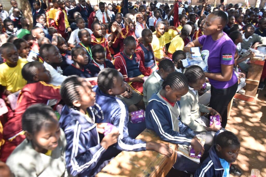Kisumu CBO to install sanitary pad booths in schools to keep girls in class image 1