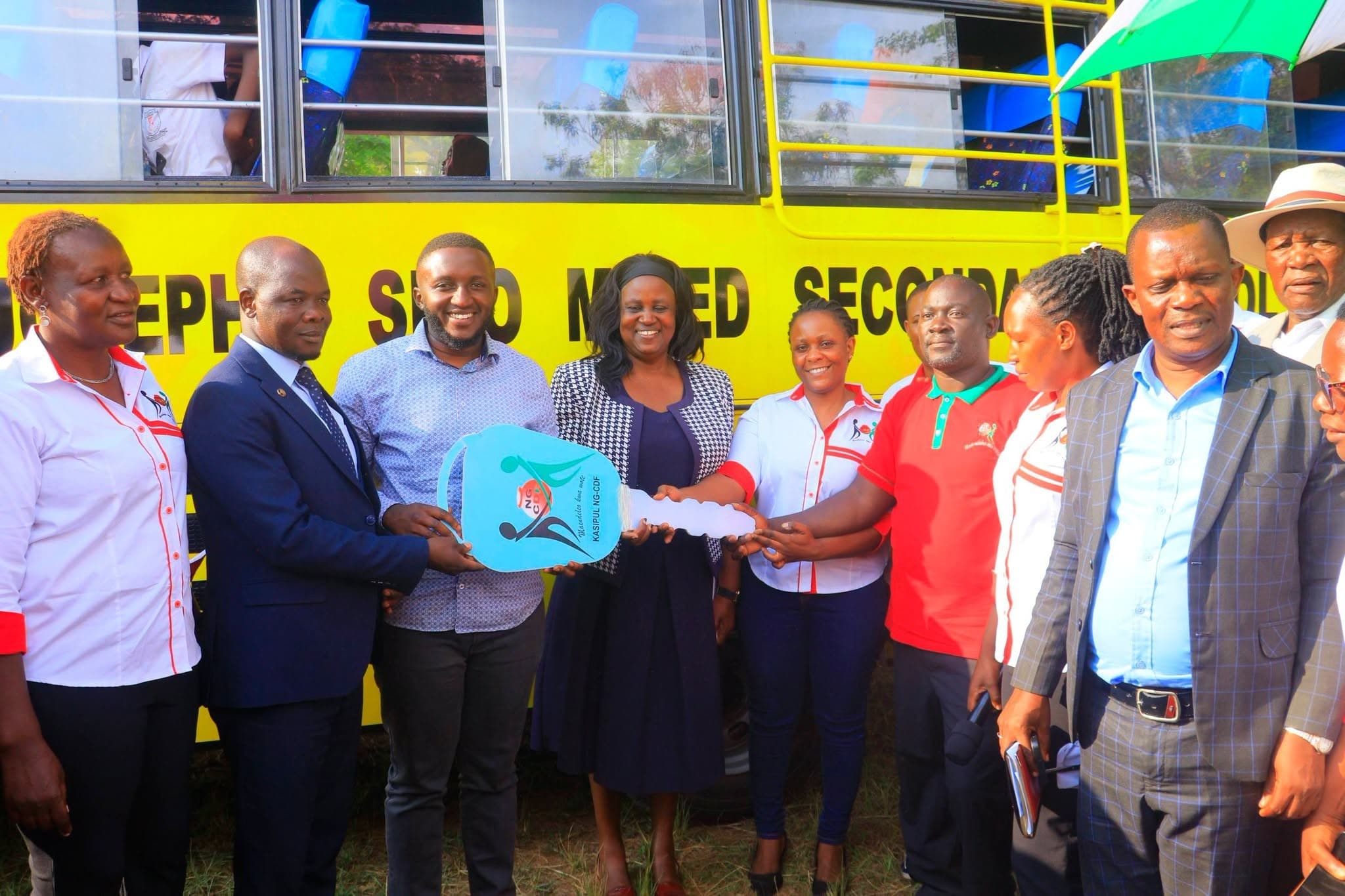 MP Boyd Were hands over new school bus as St. Joseph’s Sino marks major facilities overhaul