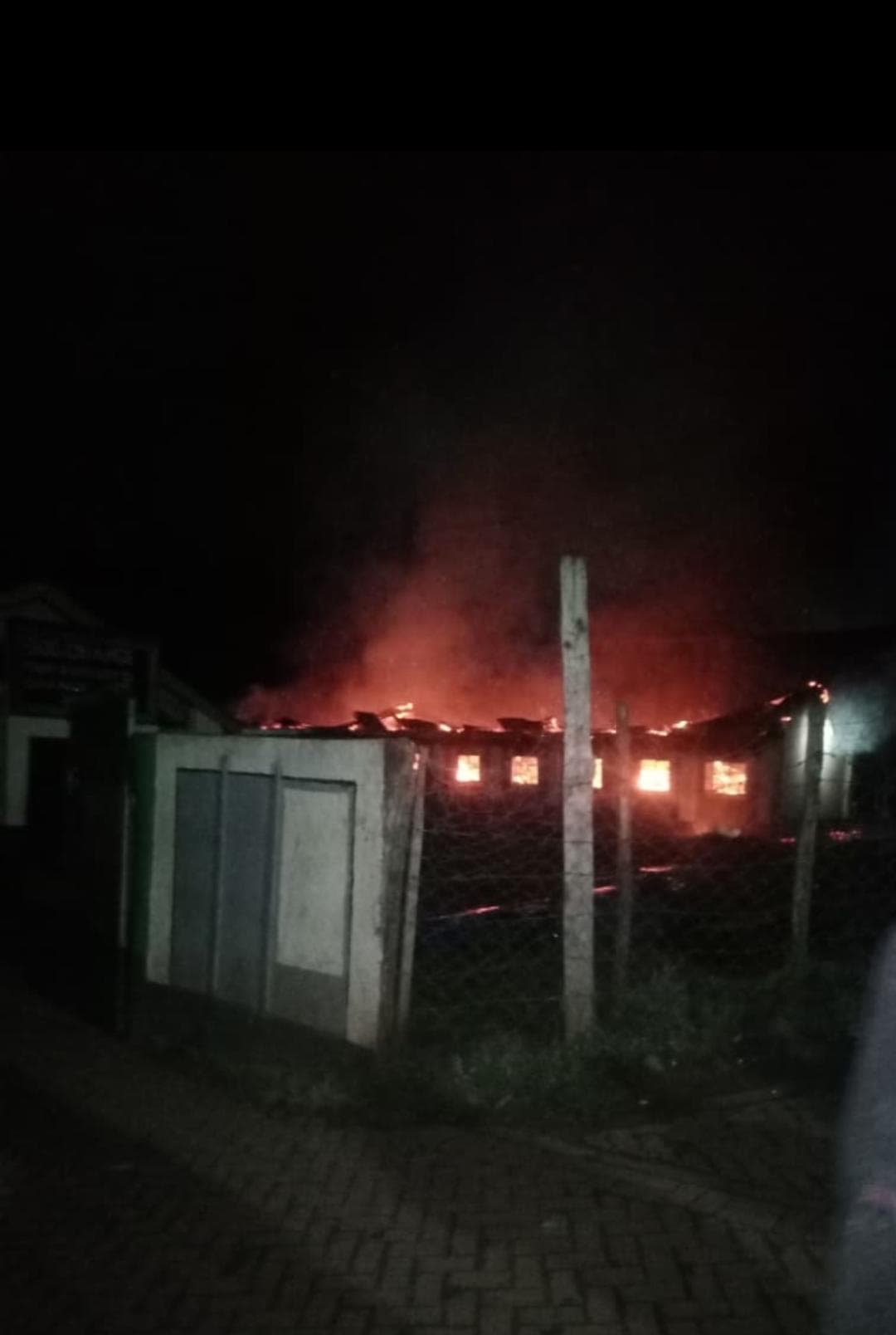 St. Paul Gekano Boys in Nyamira closed indefinitely after fire outbreak this morning