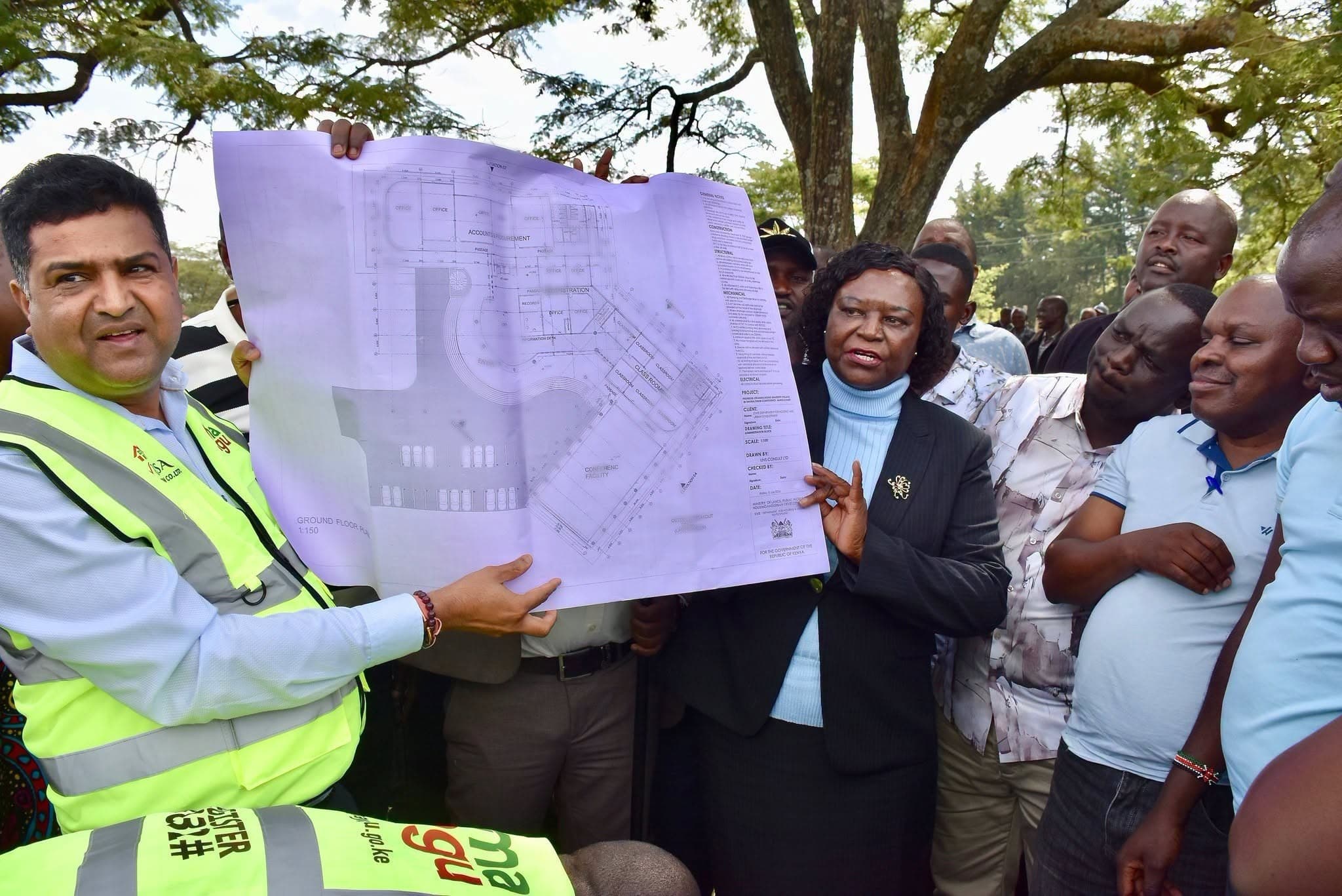 Construction of Johanna Ng’eno University College begins after official site handover