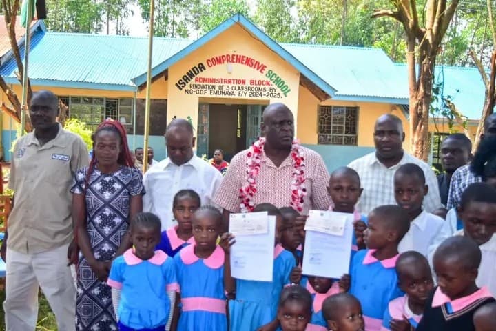MP Milemba rolls out fresh school infrastructure investments Across Emuhaya Constituency