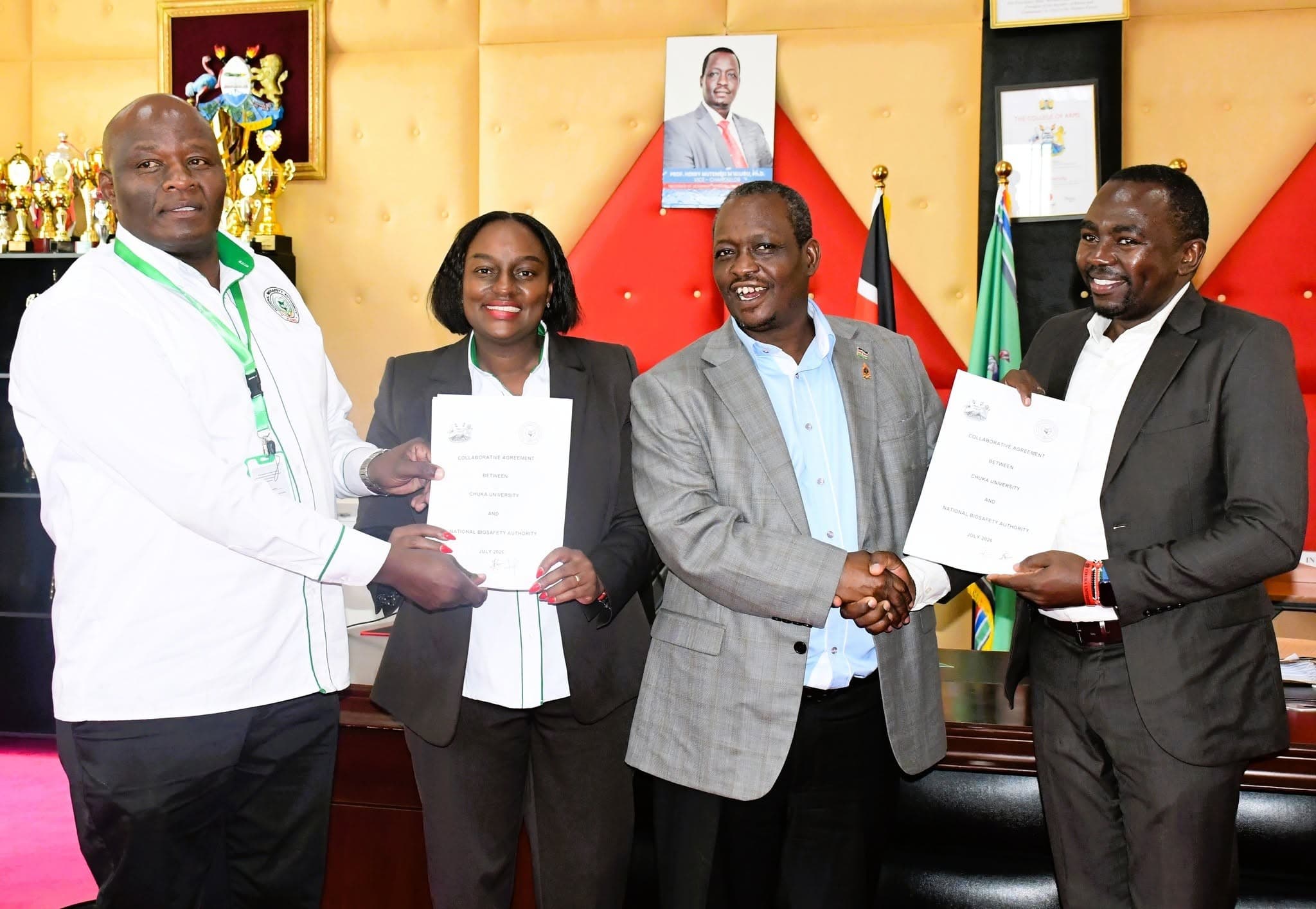 NBA, Chuka University seal strategic pact to advance biosafety education and research