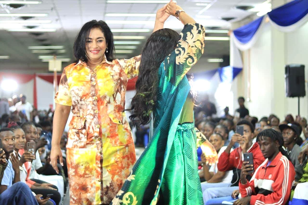 Nairobi Woman Rep Passaris steals the show in student-designed outfit at NITA Skills Show