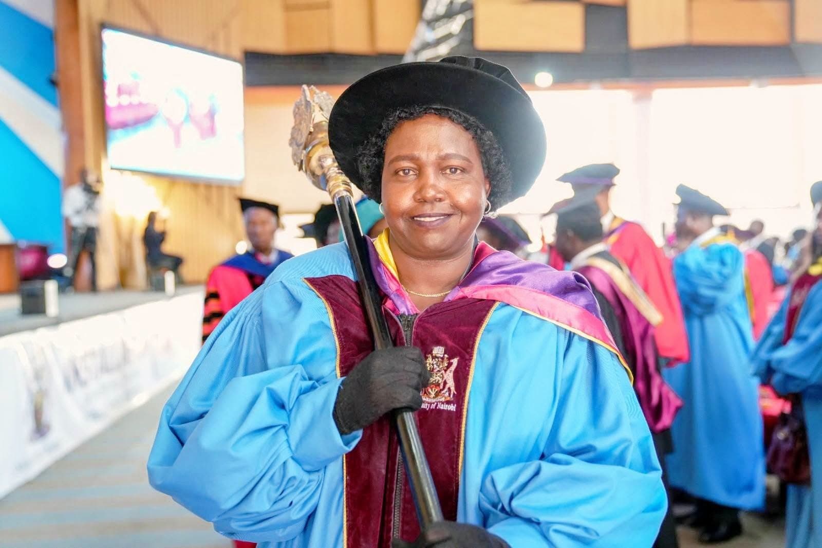 Baringo scholar honoured as mace bearer during UoN Vice Chancellor installation