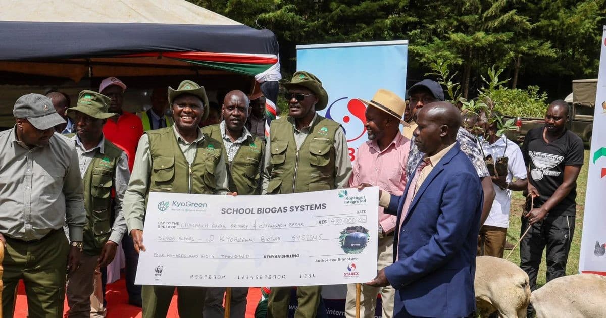 KyoGreen commissions climate‑smart biogas project at Mokwo Girls Secondary School