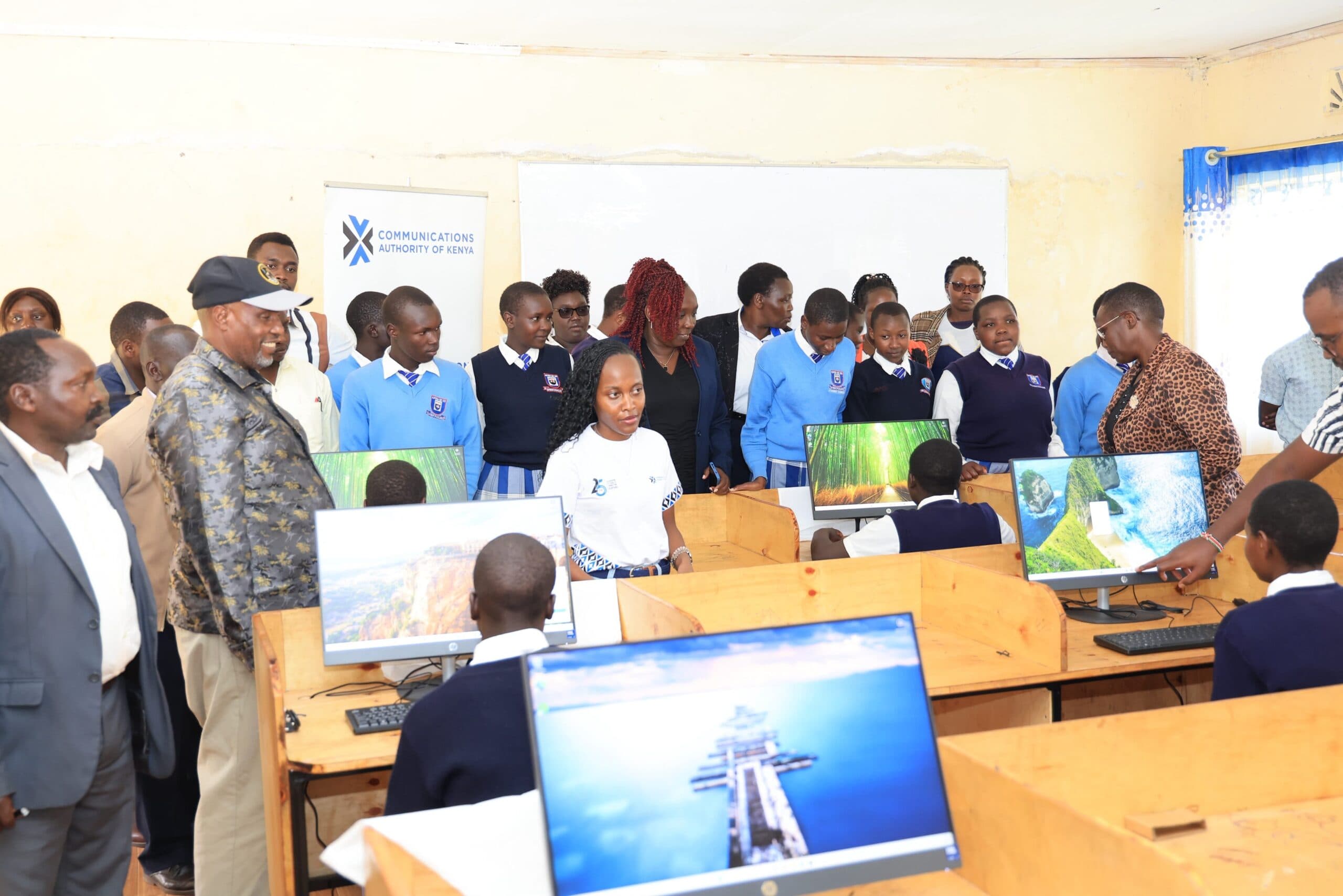 CA donates computers to Elgeyo Marakwet school to boost digital learning