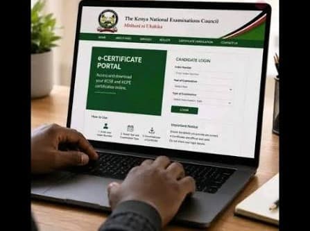 How candidates can access digital KCSE certificates and verify their credentials online