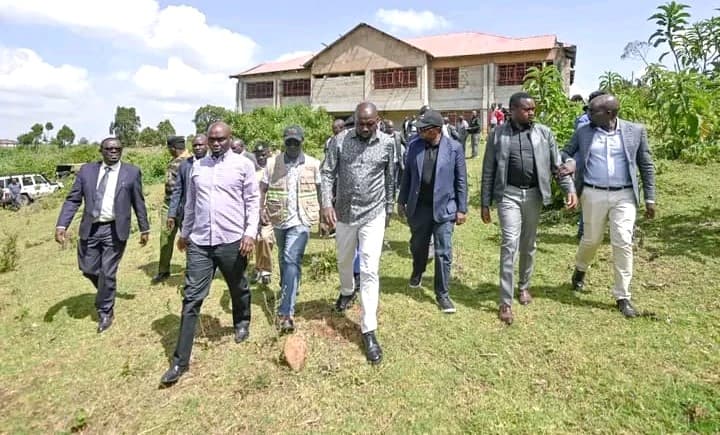 CS Murkomen inspects, pledges to complete decade-old schools displaced by Chebara Dam