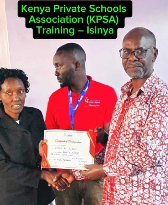 Elmi Diisow Academy teachers attend KPSA professional development training in Isinya