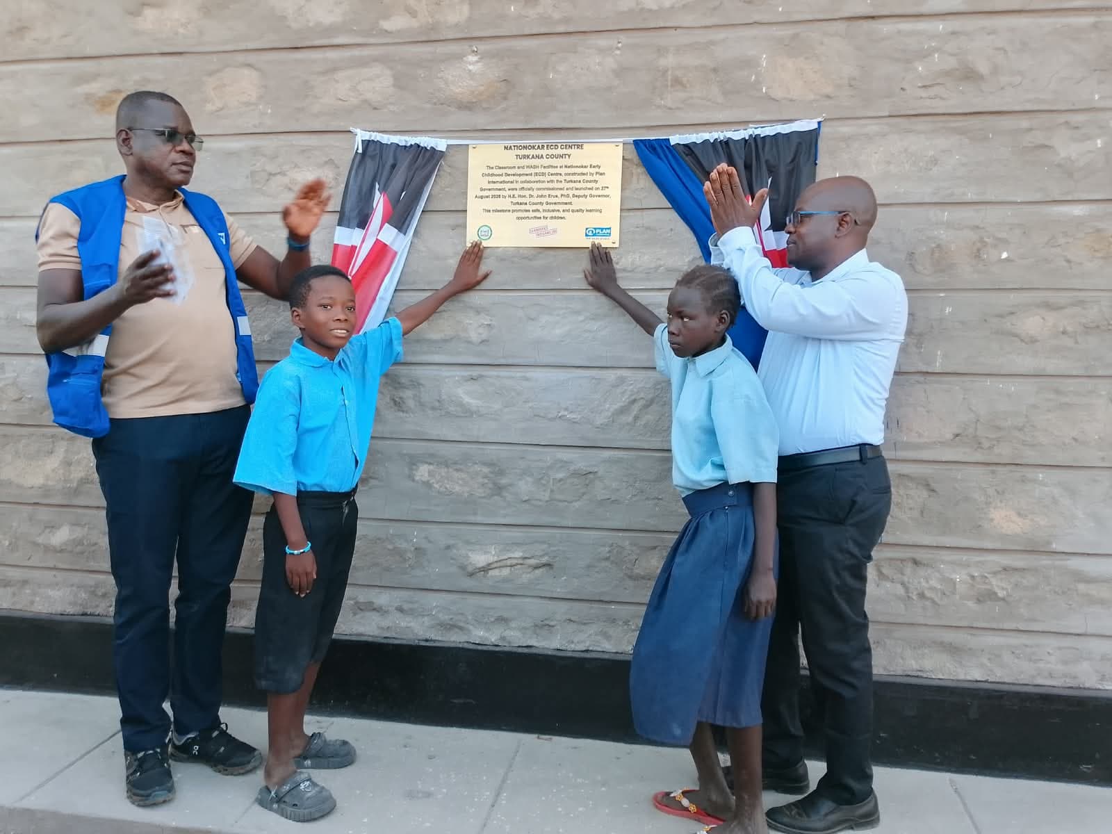 Residents of Nationokar in Turkana West get new ECDE facility ending years of long treks