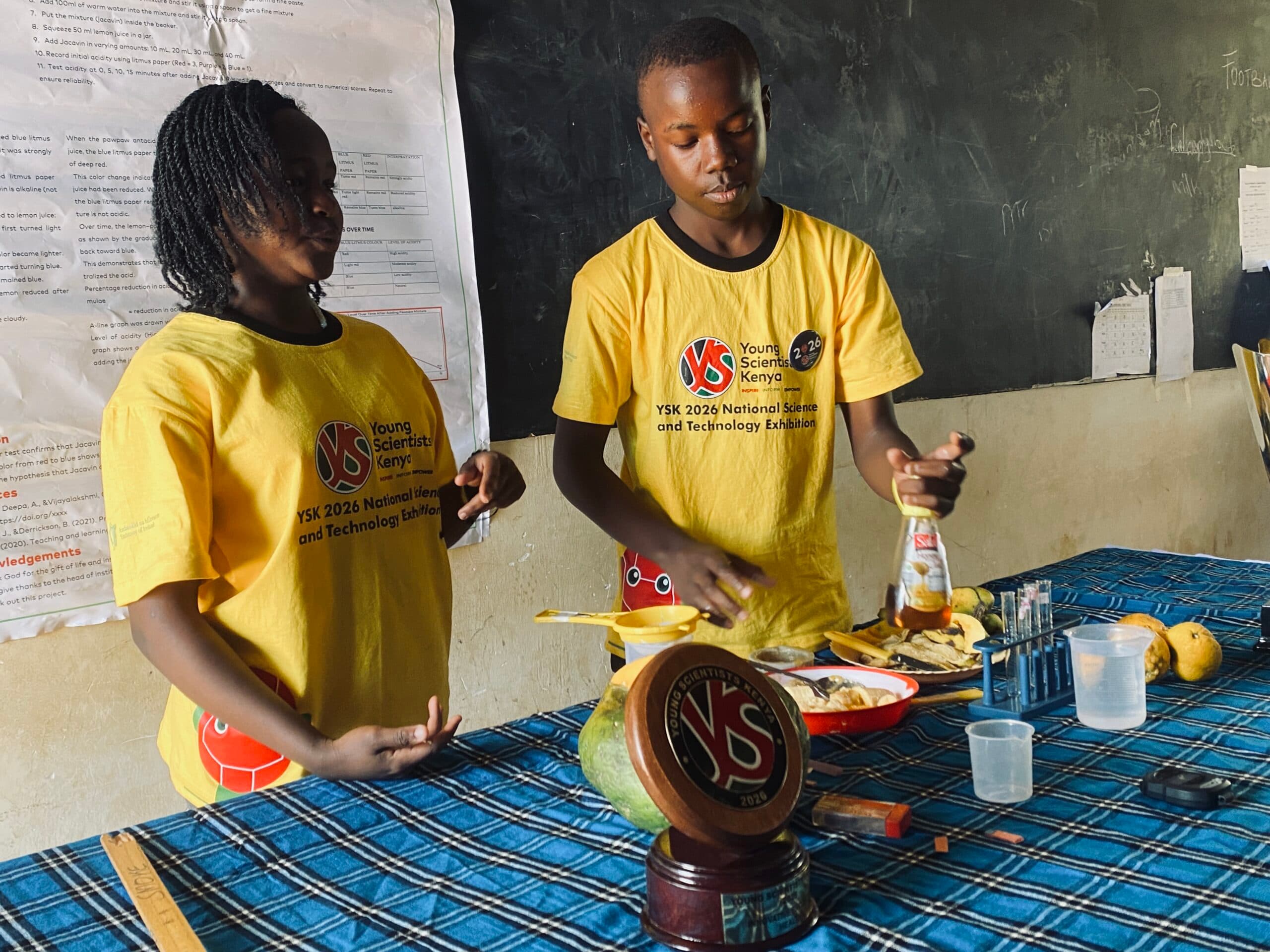 Grade Nine students win national award for homemade antacid health innovation