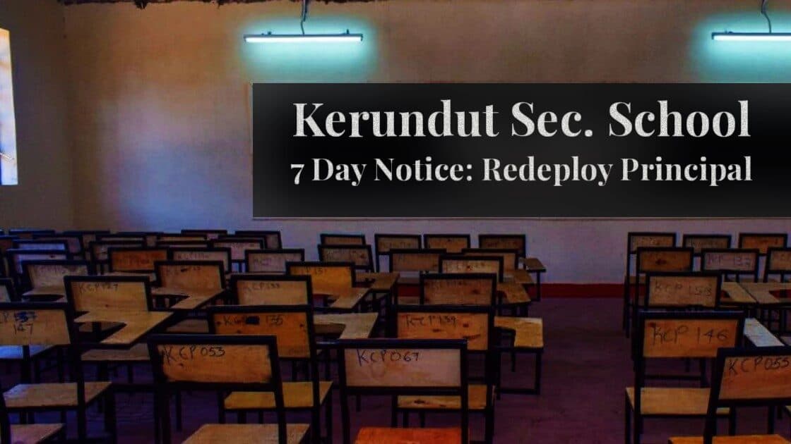 Bomet: Kerundut parents give MoE seven-day notice to redeploy school principal