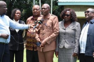 Lugari MP Hon. Nabii Nabwera And Other Stakeholders After ThePublic Participation Exercise At The Kenya Redcross Hall In Nakuru Town