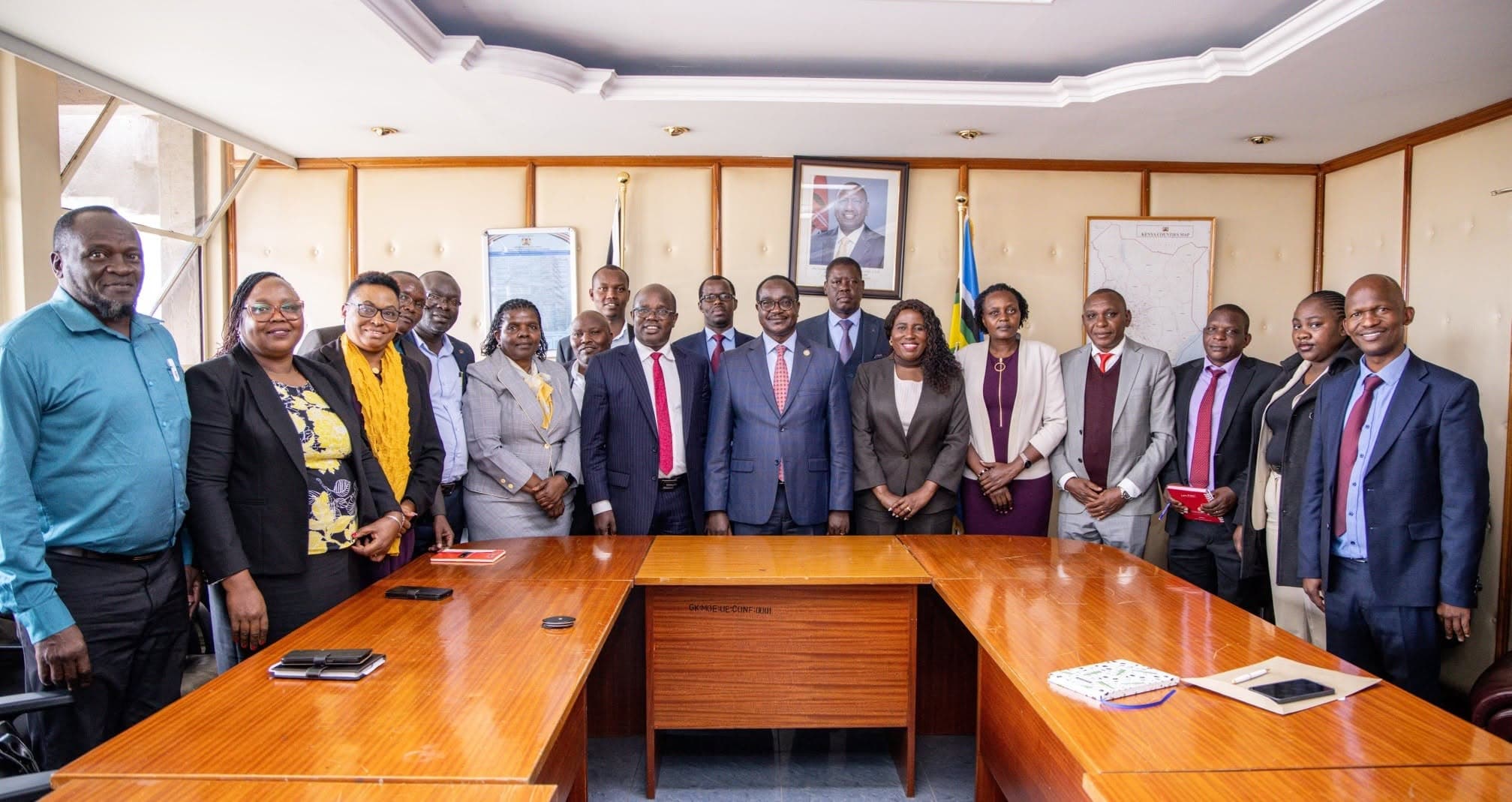 CS Ogamba, UASU hold talks on university lecturers’ welfare amid push for industrial harmony