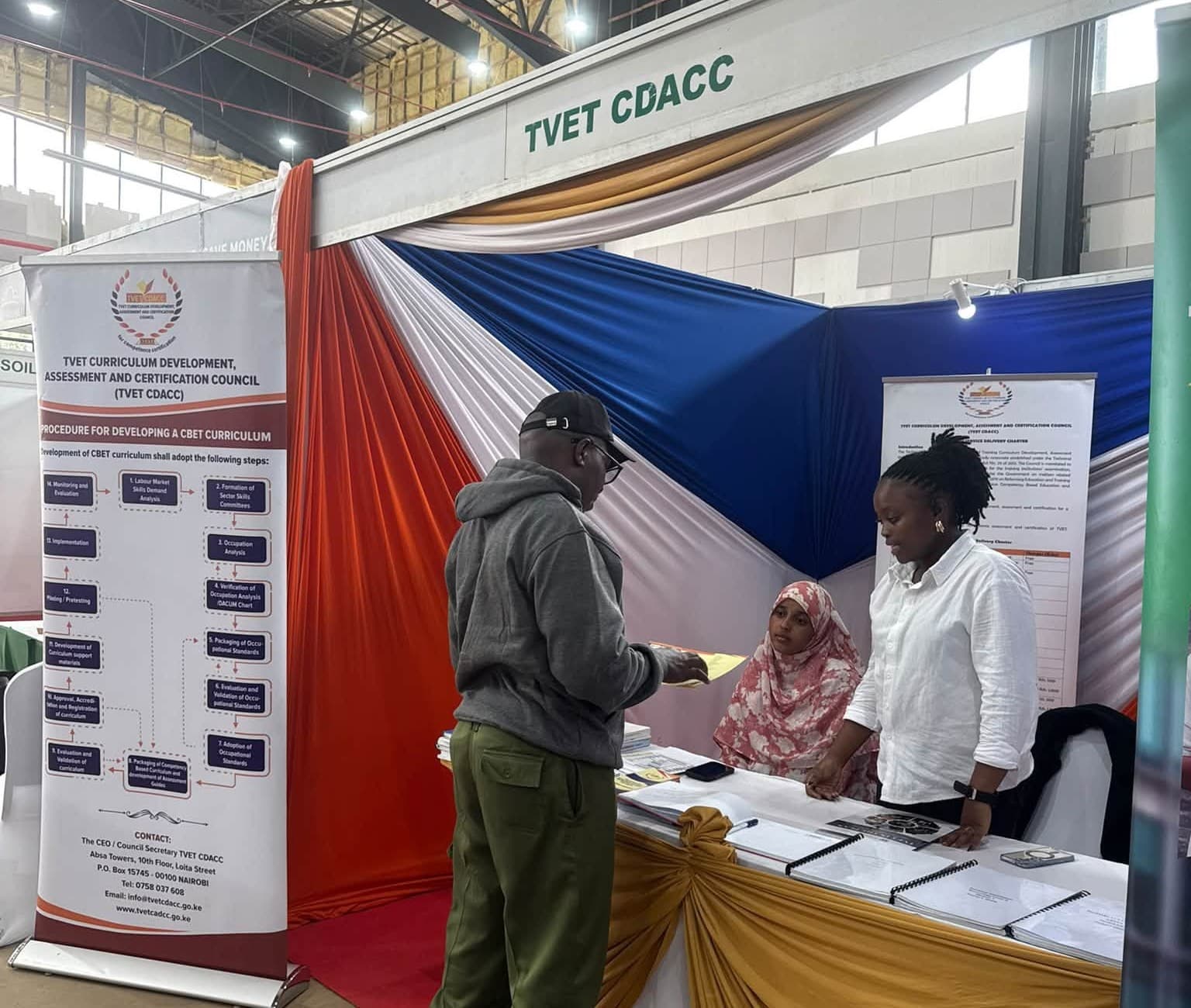 TVET CDACC showcases skills certification at Nairobi International Trade Fair