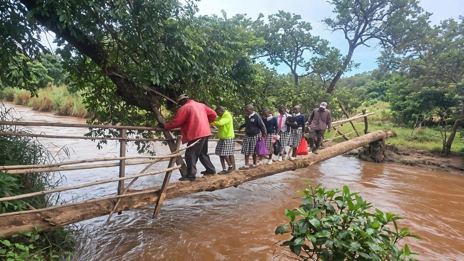 Parents raise alarm as dilapidated bridge puts school children at risk