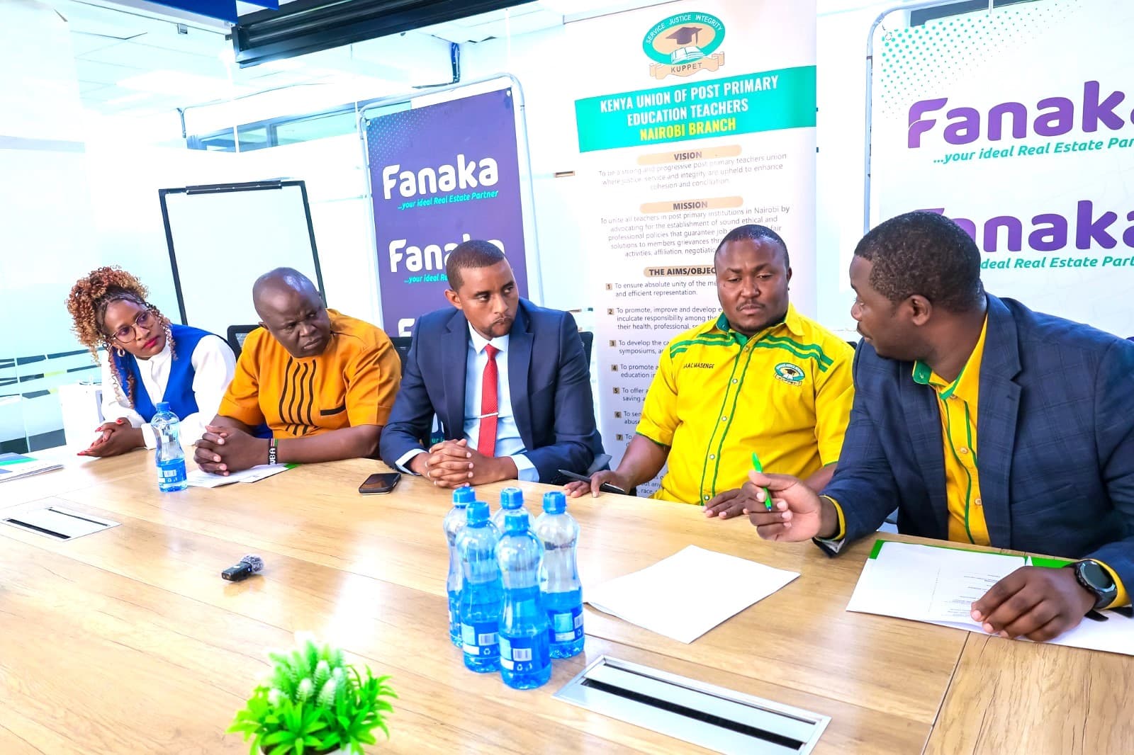 KUPPET Nairobi signs property investment deal with Fanaka Real Estate