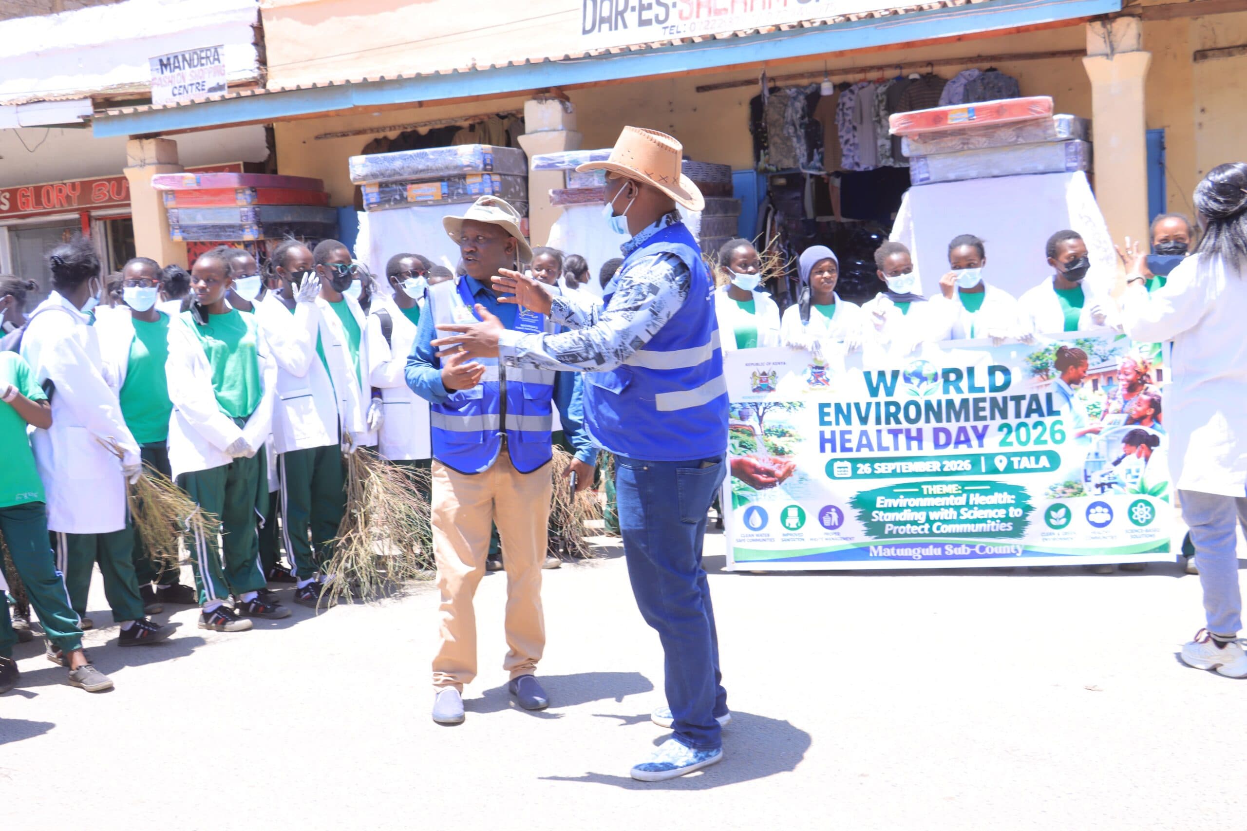 Tala Girls join county officials to mark World Environmental Health Day