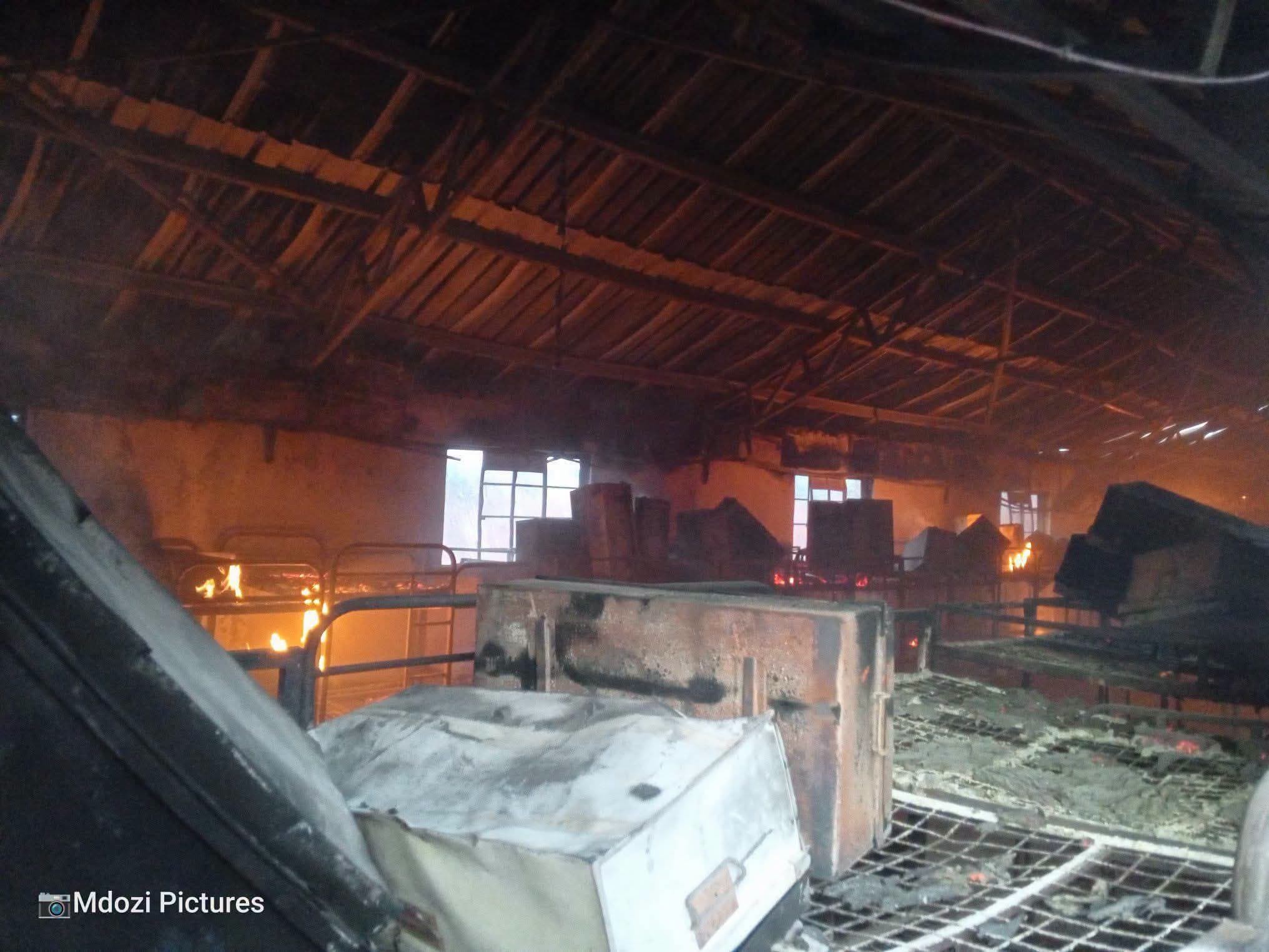 Fire destroys dormitory at OlButyo Boys High School in Bomet