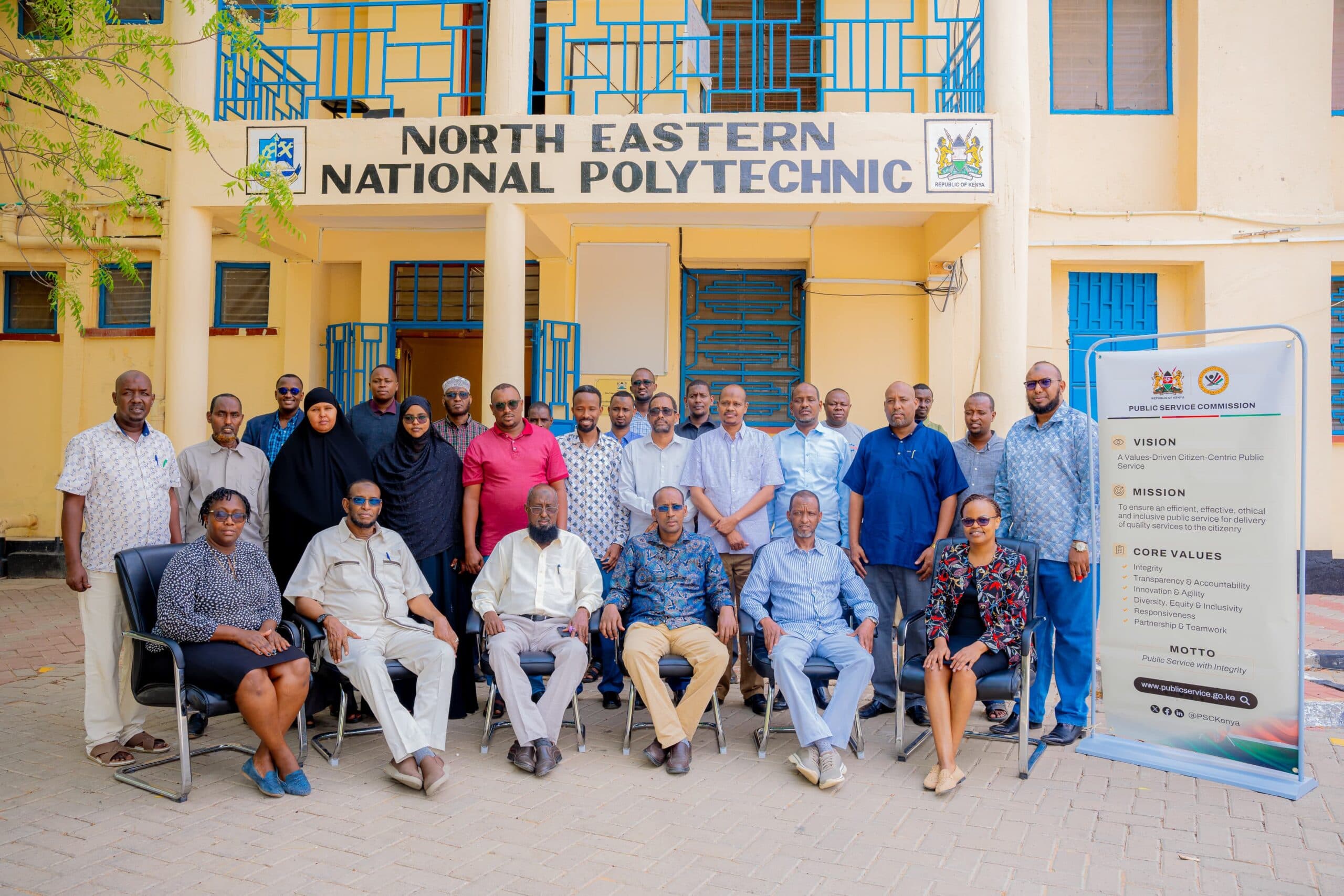 North Eastern National Poly hosts PSC capacity-building workshop for county officials