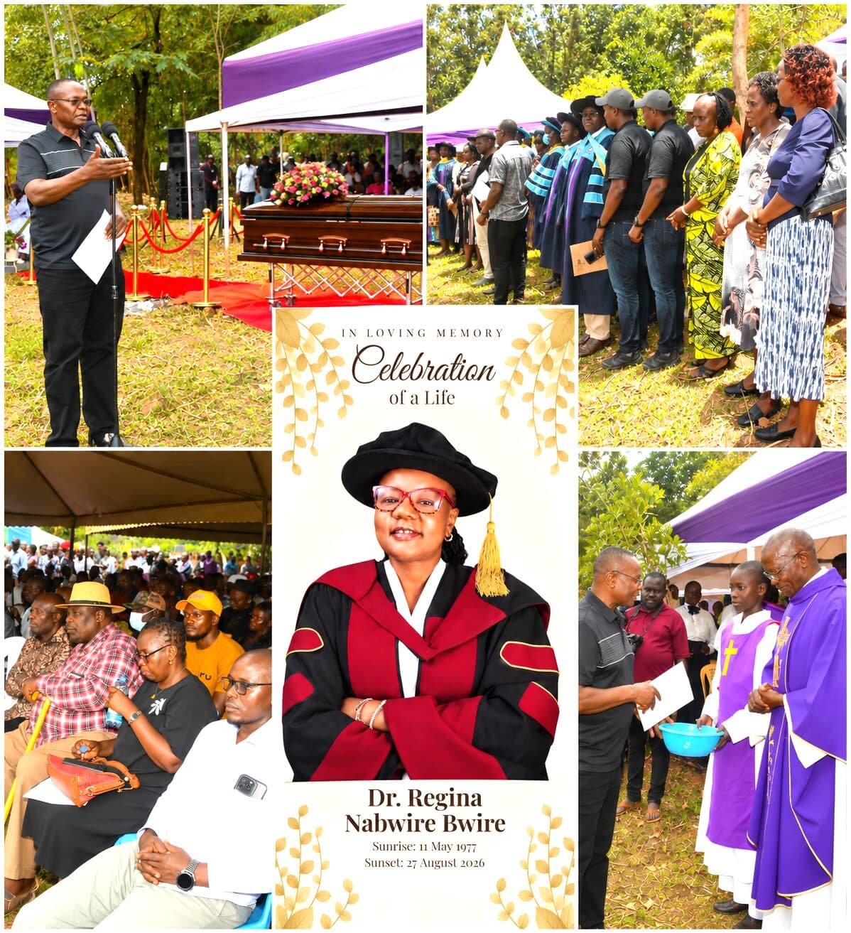 Governor Otuoma joins mourners in emotional send-off of MMUST lecturer Dr Regina Nabwire