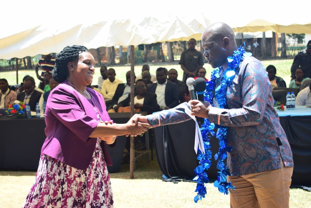 Saboti MP takes bursary cheques to polling stations to support needy students