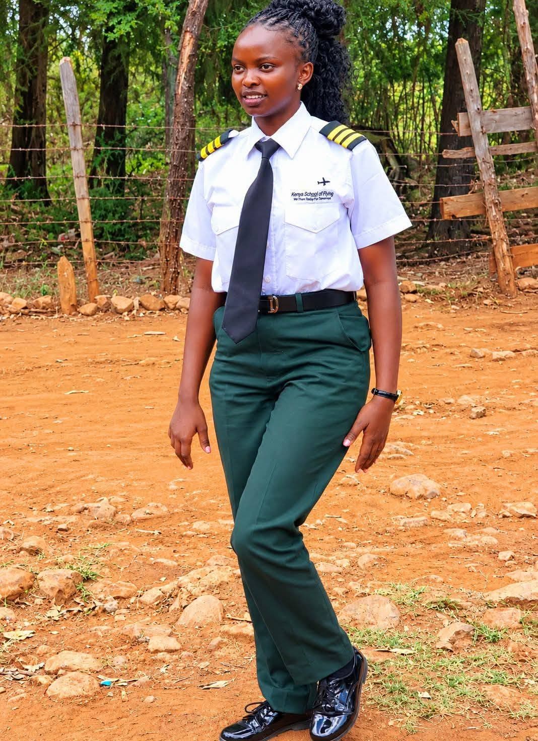 Baringo South celebrates first female pilot from Mochongoi Ward