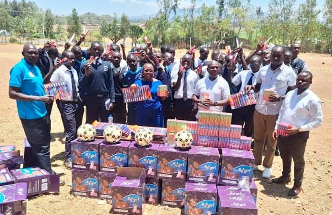 Homa Bay girls receive sanitary pads in bid to curb absenteeism and exploitation