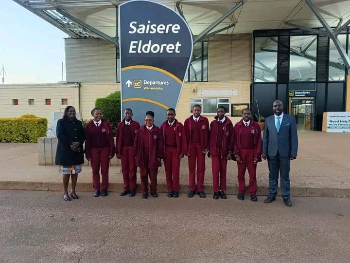 Kapsowar Girls rewards top performers with air travel to Nairobi to boost motivation