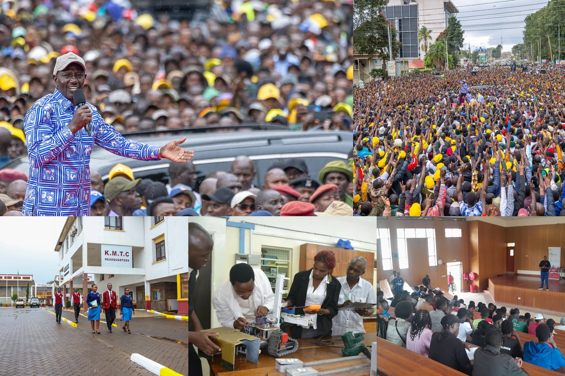 Ruto promises fully funded university, TVET and KMTC education from next year