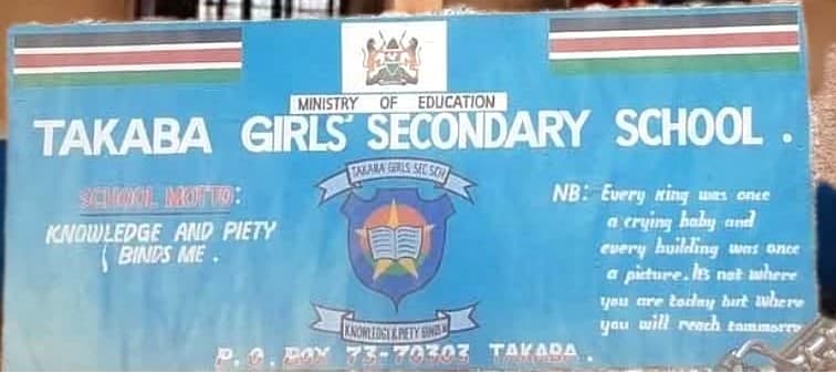 Two dormitories destroyed by fire at Takaba Girls in Mandera