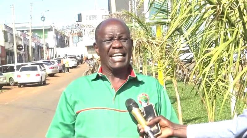 KNUT Nandi officials protest movement of JSS teachers to KUPPET