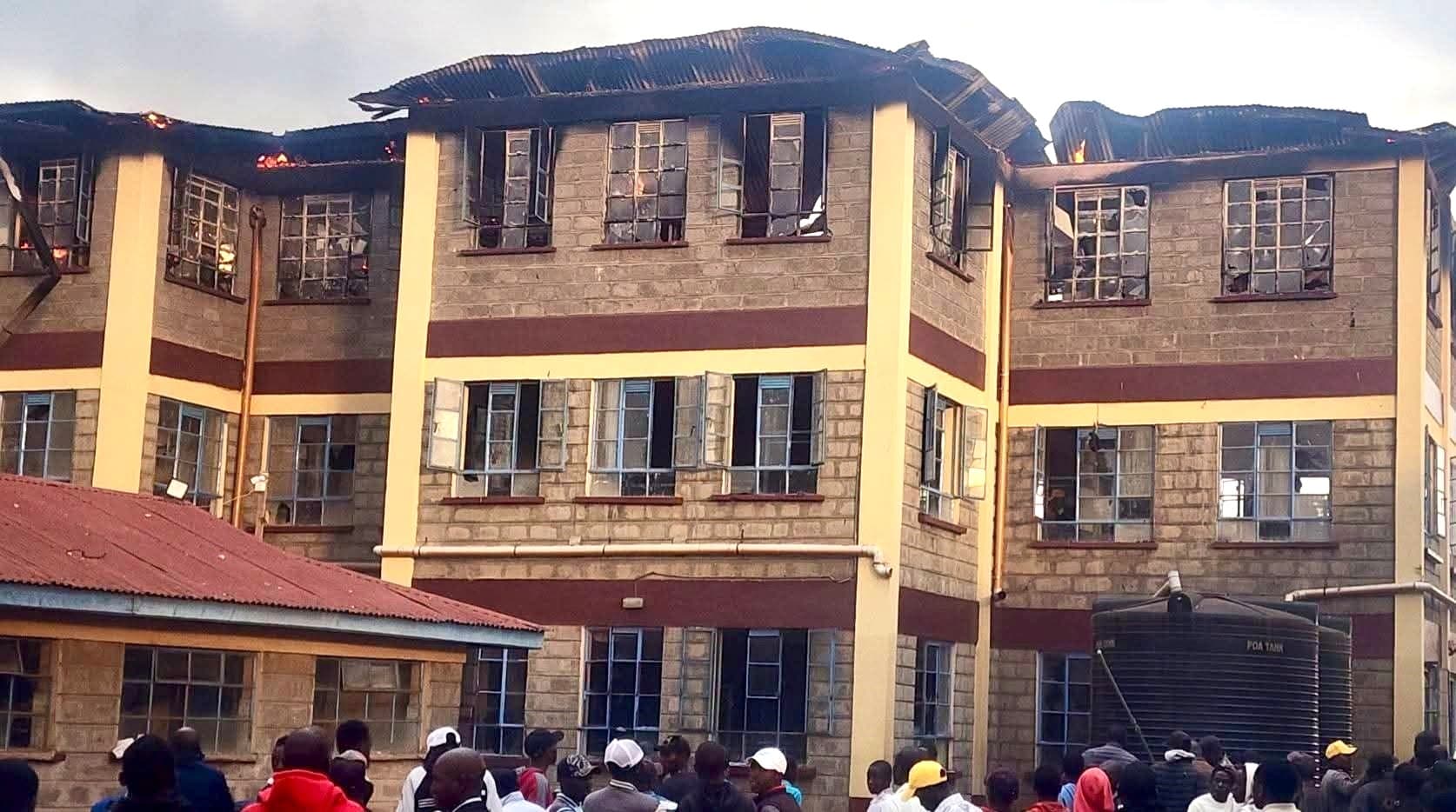 Kapkatet community praised for swift response to Tengecha Boys dormitory fire