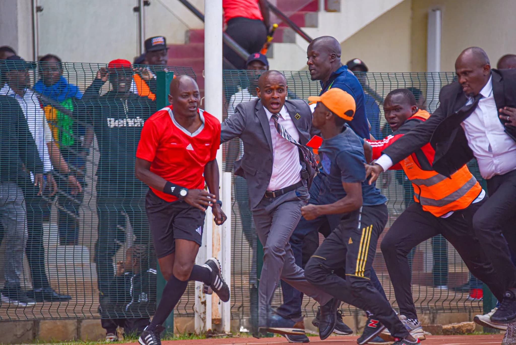 Fans attack teacher referee as Sharks-Mombasa United play-off collapses
