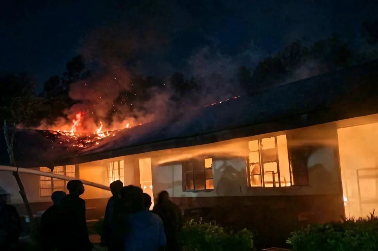 Panic as fire razes dormitory at Matutu PAG Senior School in Nyamira